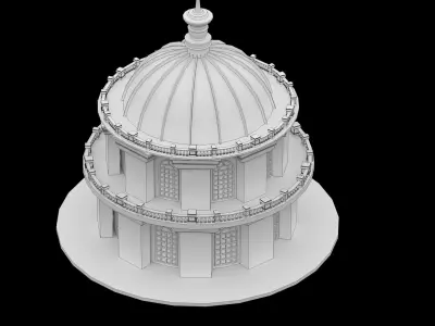 Modern  Dome Structure 3D model