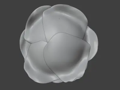 Floral Rose Candle STL 3D Printable Candle Mold Design 3D print model