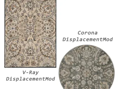 Rugs No 368 Low-poly 3D model