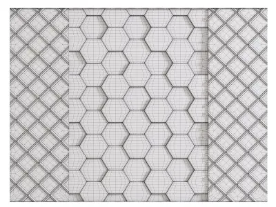 Panel by Pinterest 3D model 3