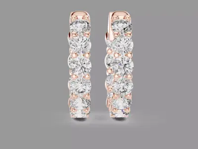  Diamond Hoops  3D print model