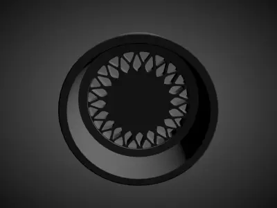 MELBER scalable and printable rims 3D print model