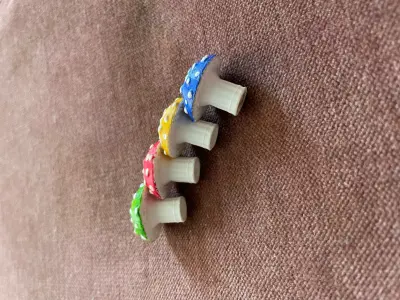 Mushroom Schrader Valve Cap 3D print model