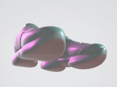 sneakers shoes  3D print model