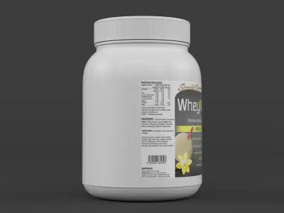 Protein Powder 3D model