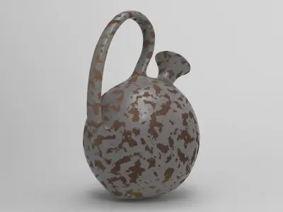 Old Year Vase Low-poly 3D model