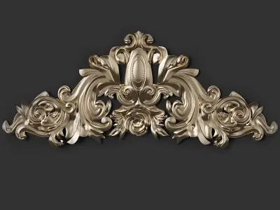 8 corner ornament 3D model