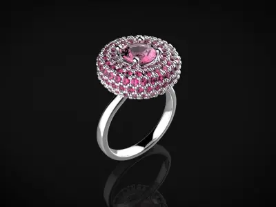 Donut ring  3D print model