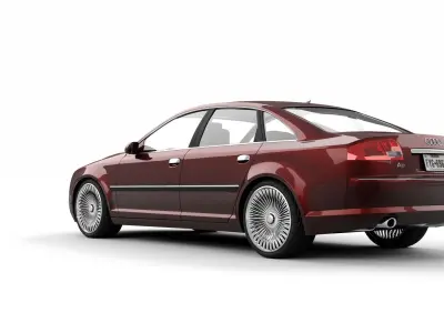 Audi A8 Quattro 2005  3D model