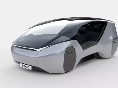 Futuristic Autonomous Pod 3D model