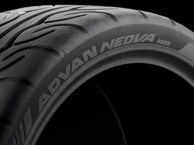 Yokohama Advan Neova AD08 - Semi Slick Car Tire 3D model