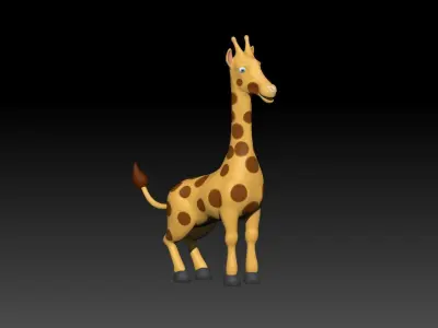 Giraffe 3d model 3D model