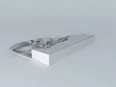 Melong micro hydro power plant Free 3D model