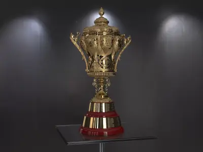 Formula1 British GP Royal Automobile Club trophy- PBR- Printable 3D model