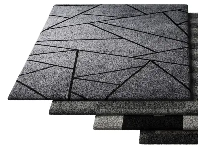 Rug Set 25 3D model