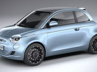 Fiat 500 la Prima 2021 3D model