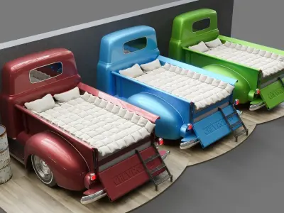 Chevy Pickup Bed 3D model