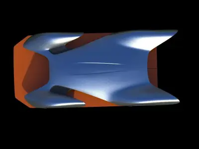 McLaren Porsche Honda Hyundai MG Remote High-Speed Racing Car  Low-poly 3D model