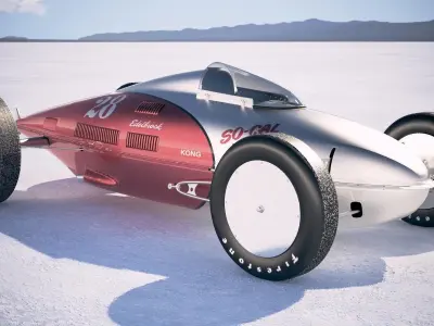 So-Cal Belly Tank Bonneville 3D model