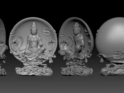 Guanyin  3D print model