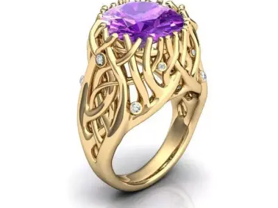 Luxurious Ring 3D model purchase
