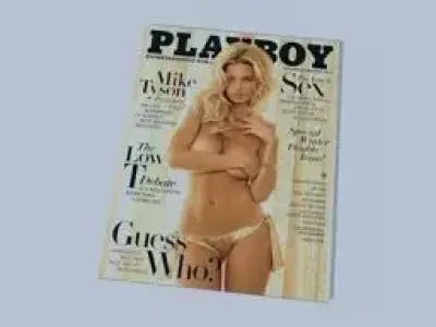 Playboy cover of magazine Free 3D model
