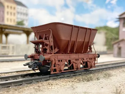 ROLLS-0026 Swedish Railways Iron Ore car Litt Mas H0-scale 3D print model