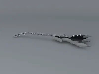 Guitarmageddon guitar Free 3D model
