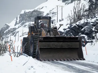 ZBL Big Loader v1 - Unreal Engine Project Low-poly 3D model