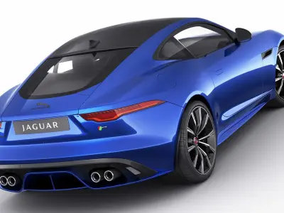 Jaguar F-Type 2020 3D model