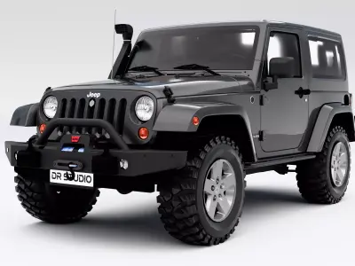 Jeep Wrangler Rubicon 2010 3D model