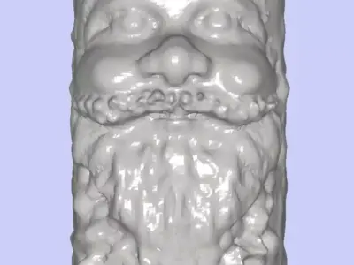 MakeIT Trunk With Face Decoration Piece  3D model