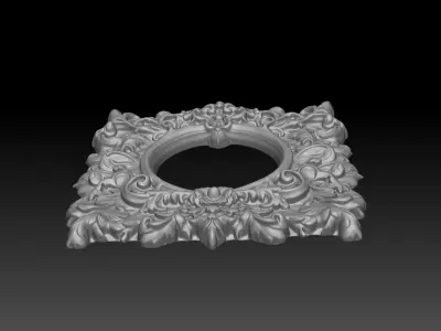 Bas relief Frame 240506 17 3D print model