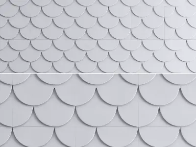 3d Gypsum Panels wall panel 3d model Low-poly 3D model