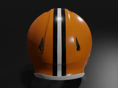 Football Helmet 3D model 2