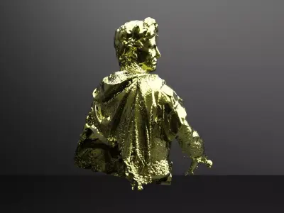 Caius Julius Caesar bust 3D model