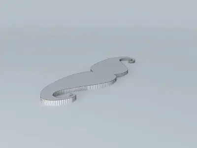Panel Mustache Free 3D model