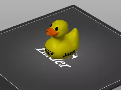 JEEP DUCK TOY MULTICOLOUR 3D print model
