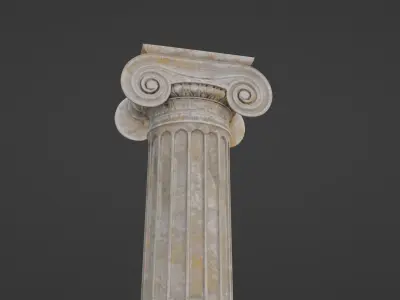 Ionic column 3D model order