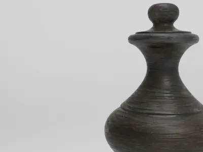 Nuft Vase Low-poly 3D model