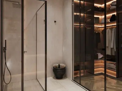 Luxury Bathroom 01 3D model