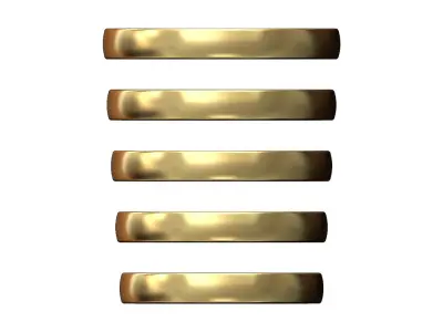 Inner braided thin cigar band US sizes 6to10 3D print model