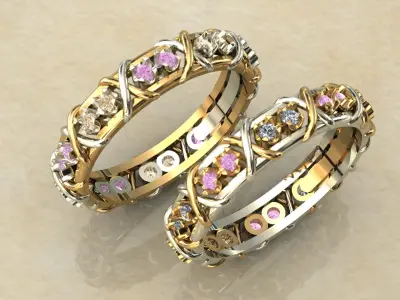 Tiffany ring 3DModel  3D print model