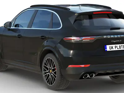 Porsche Cayenne S 2019 3D model