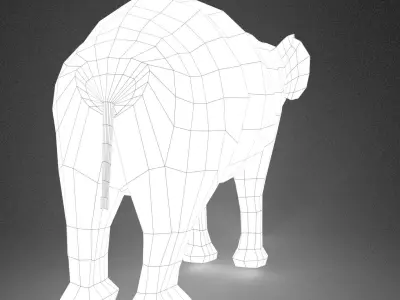 ELEPHANT - BASE MODEL WITH SKELETON 3D model