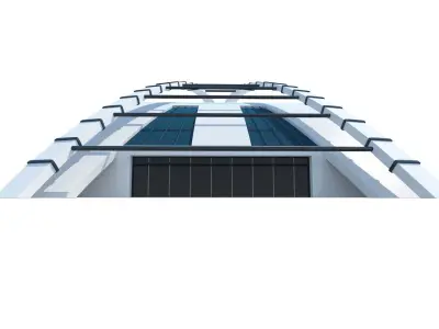 Electric Vehicle Charging Low-poly 3D model