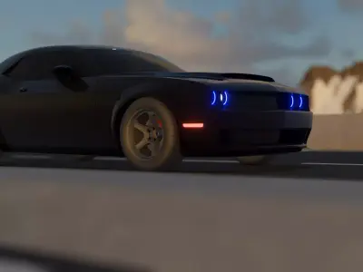 Dodge car 3d 3D model