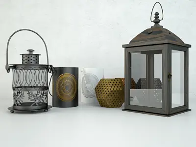 Lanterns by Jysk 3D model