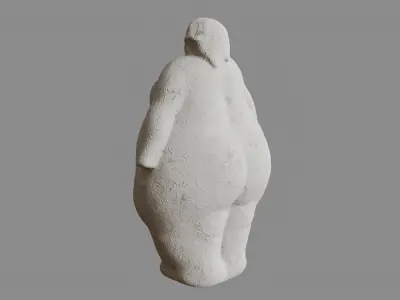 Female Figurine Decoration 3D model