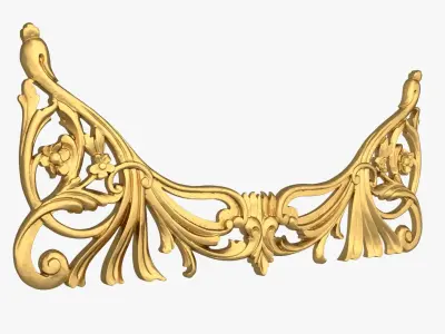 Classic decor ornament 223 3D model